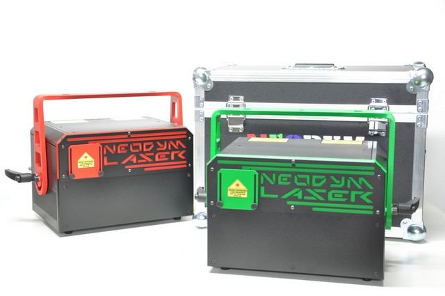 Gravity ULTIMATE GREEN + RGB laser projectors